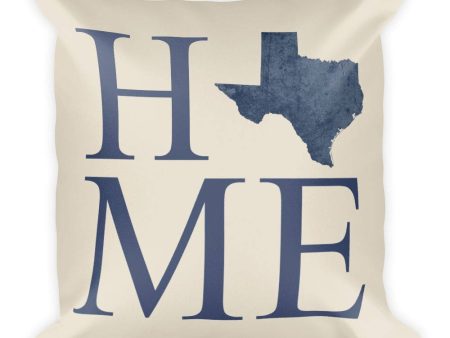 Texas Map Pillow – Modern Map Art Online Sale