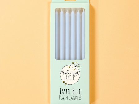 Pastel Blue Candles Online Hot Sale