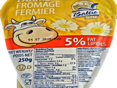 Baltic Gifts Farmer cheese 5% kosher - 6ps x 250g Cheap