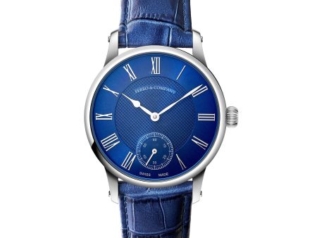 TRADITUM VINTAGE STYLE DRESS WATCH BLUE   ROMAN Online now