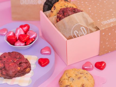 6 x New York Cookies, The BIG Valentines Box Fashion