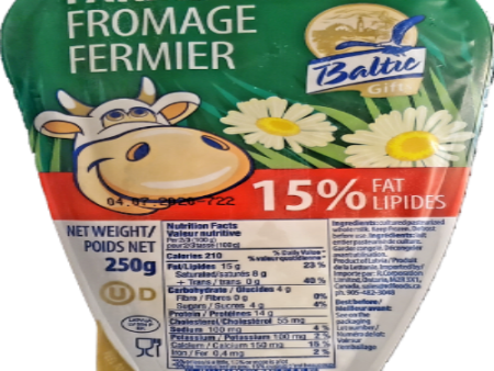 Baltic Gifts Farmer cheese 15% kosher -  6ps x 250g For Discount