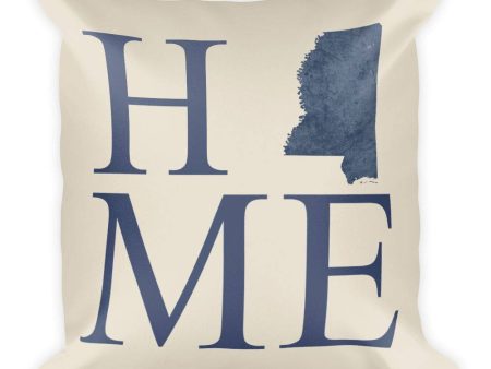 Mississippi Map Pillow – Modern Map Art For Discount