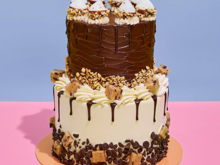 2 Tier Ferrero Rocher & Cookie Dough Cake For Sale