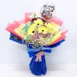 [LARGE BOUQUET] 5   Led Personalised Balloon  Flower Bouquet Cheap