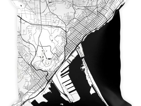 Duluth Map Pillow – Modern Map Art Online