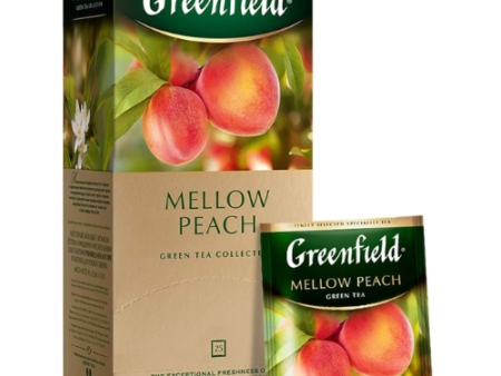 Greenfield Mellow Peach 25 tea bags 45g 10pcs Online Sale