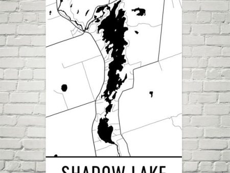 Shadow Lake ON Art and Maps Fashion