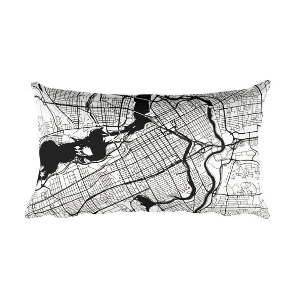 Ottawa Map Pillow – Modern Map Art For Cheap