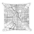 Baltimore Map Pillow – Modern Map Art For Discount