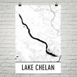 Lake Chelan WA Art and Maps Online