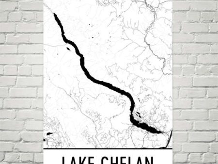 Lake Chelan WA Art and Maps Online