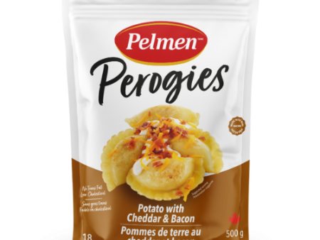 f. 02208 POTATO W BACON & CHEDDAR PEROGIES 500g 12cs Online now