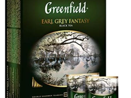 Greenfield Earl Grey Fantasy 100 tea bags 200g 9pcs For Discount