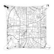 Auburn Map Pillow – Modern Map Art Supply