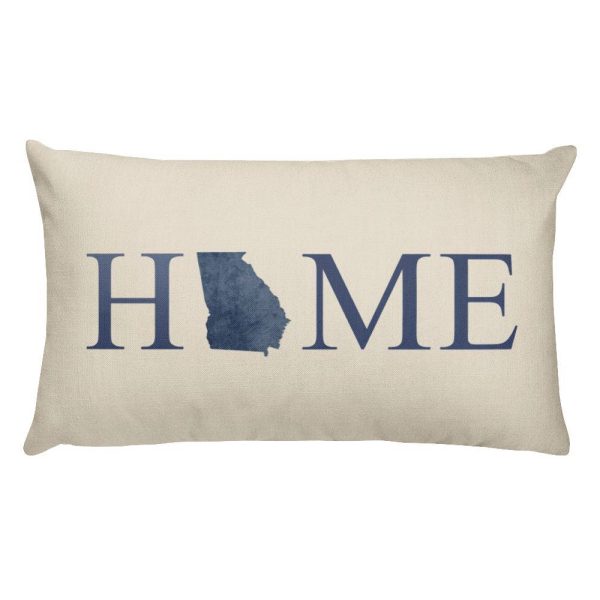 Georgia Map Pillow – Modern Map Art Online