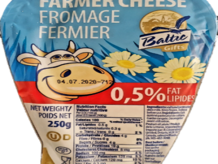 Baltic Gifts Farmer cheese kosher 0.5% - 6ps x 250g Fashion