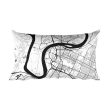 Chattanooga Map Pillow – Modern Map Art on Sale