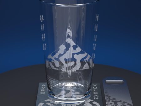 Avro Vulcan Engraved Pint Glass Online