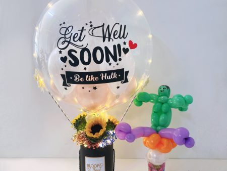 [SMALL] Hot Air Balloon Flower Box - Get Well Soon Online now