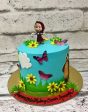 Masha Bear Butterfly Design Cake Online now