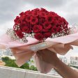 [SUPER JUMBO] 99 Red Roses Flower Bouquet - At Least 1 Week Pre Order Required For Sale