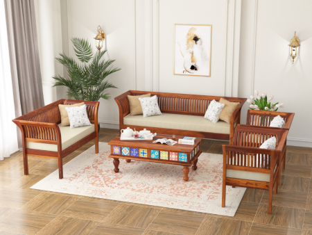 Vasundhara Wooden Sofa Online Hot Sale