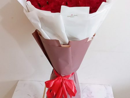 101 Red Roses  Bouquet (70CM) Online now