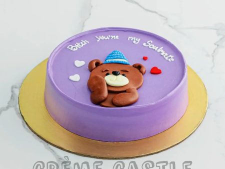 Purple Teddy Cake Sale