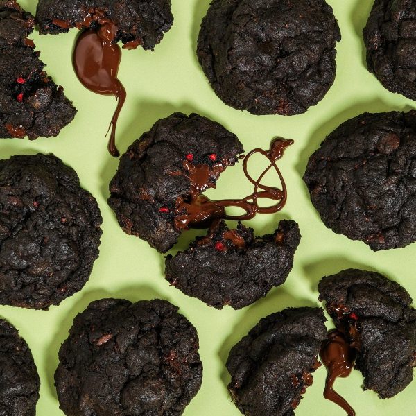 Vegan Raspberry Dark Choc New York Cookies Online now