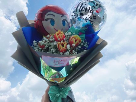 [SMALL] 5   Personalised Balloon Tulips Flower Bouquet Online Hot Sale