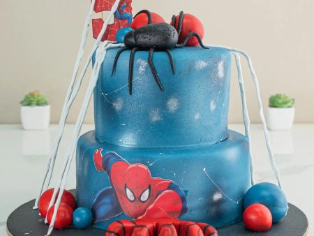 Handpainted Spiderman Cake Online Hot Sale