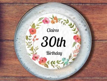 Personalised Birthday Topper | Flower Ring Hot on Sale