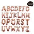 [16 Inch Alphabet Balloon] - ( Rose Gold Airfilled Only ) Fashion