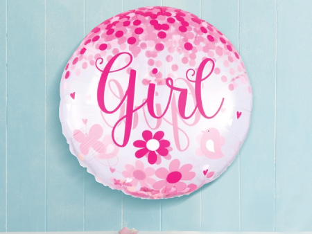 Confetti Dots Girl Balloon Sale