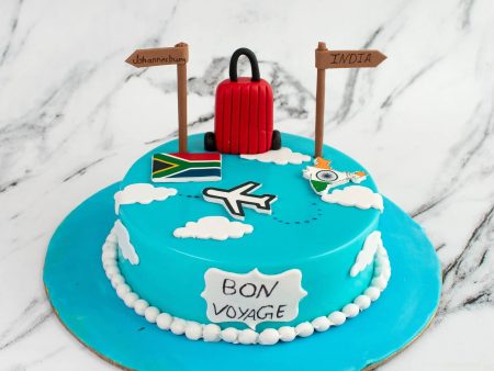 Flight Travel Design Cake Online now