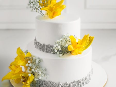 Yellow Wedding Cake Sale