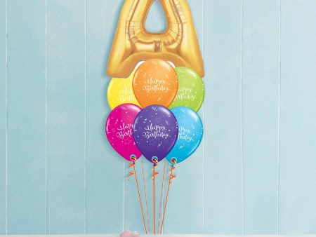 Any One Letter Balloon Bouquet Online now