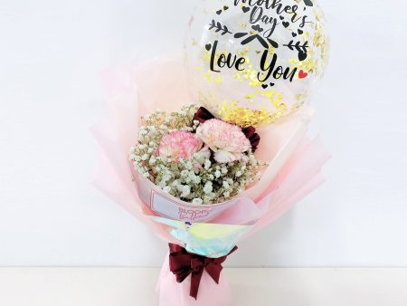 [MINI SIZE BOUQUET] 5   Personalised Balloon Flower Bouquet - Mother s Day Collection Online now