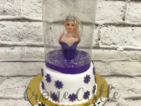 Barbie Pull Up Design Cake Discount