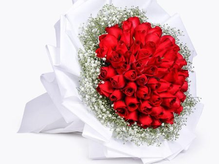 66 Red roses Bouquet Cheap