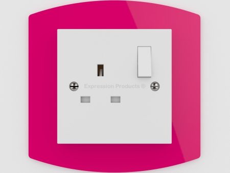 Switch or Socket Surround Plate - Style 005 Online now