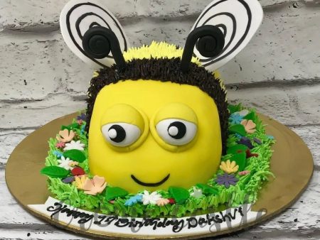 Yellow Bee Design Cake Supply