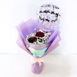 [MINI SIZE BOUQUET] 5   Personalised Balloon Flower Bouquet - Hand Held Mini Bouquet Hot on Sale