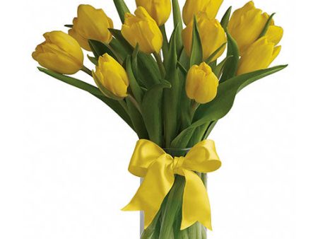 Yellow Tulip Arrangement Fashion