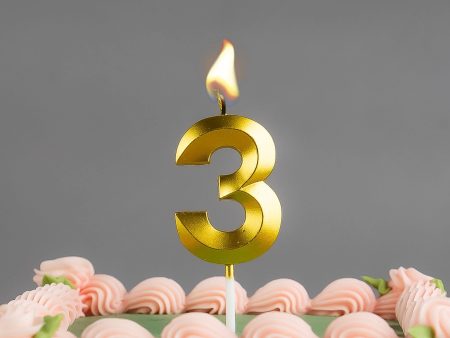 3 Number Candle Online Hot Sale