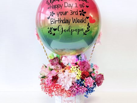 [JUMBO] Hot Air Balloon Flower Box - Valentine s Day Collection Online