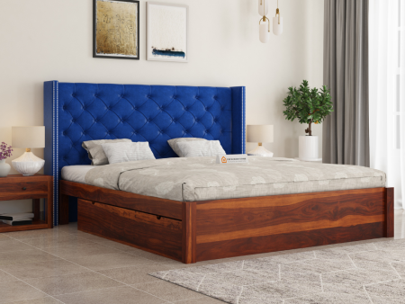 David Upholstered Double Bed Discount