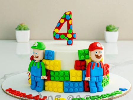 Mario Lego Cake Sale