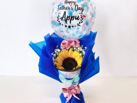 [MINI SIZE BOUQUET] 5   Personalised Balloon Mini Flower Bouquet Online now